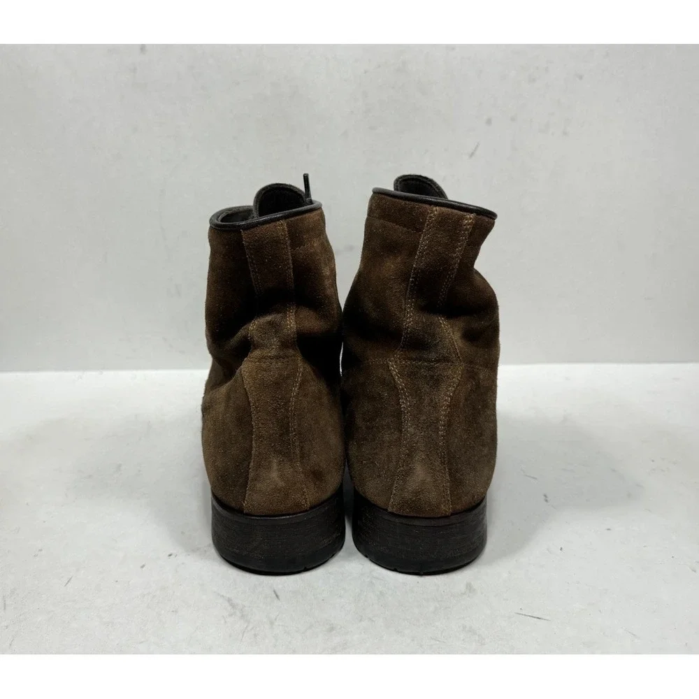 To Boot New York Adam Derrick 7974 Brown Suede Combat Boots Men's 9.5 US / 8.5UK